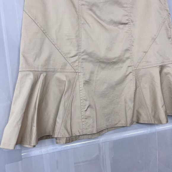 Cato Tan A-Line Midi Skirt - Picture 2 of 8